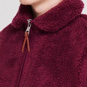 Best Selling Solid Color Full Zip Closure Side Pockets Turn Down Collar Soft Fleece Jacket