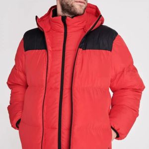 Best Selling Oversize Plus Size 2 Zip Winter Jacket for Men