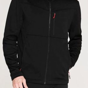 Classic Look Men’s Winter Hood Stretchable Fleece Walking Jacket