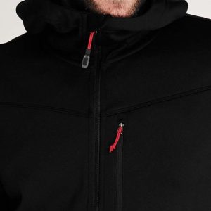 Classic Look Men’s Winter Hood Stretchable Fleece Walking Jacket