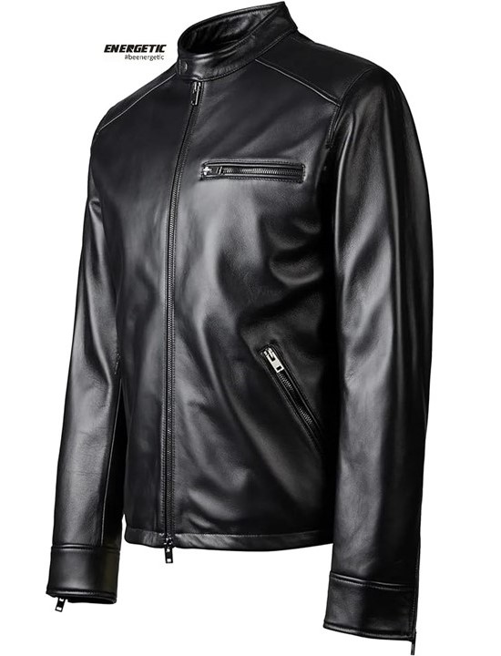 Men’s Black Lambskin Leather Jacket