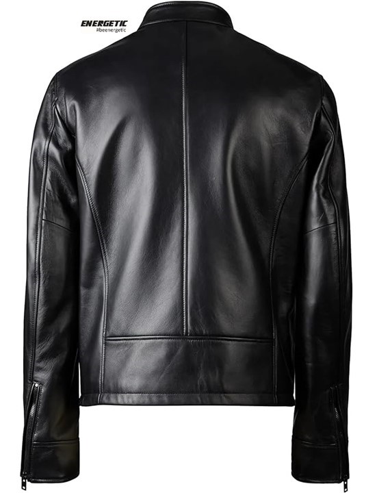 Men’s Black Lambskin Leather Jacket