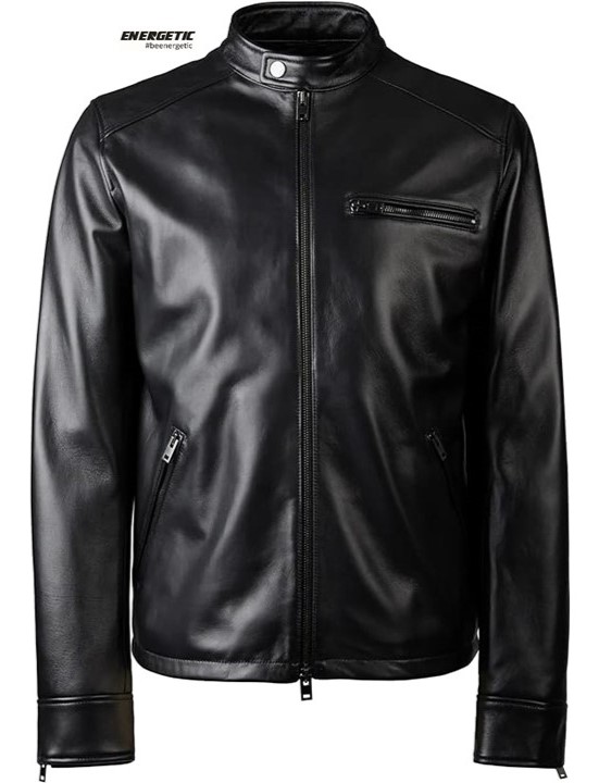 Men’s Black Lambskin Leather Jacket