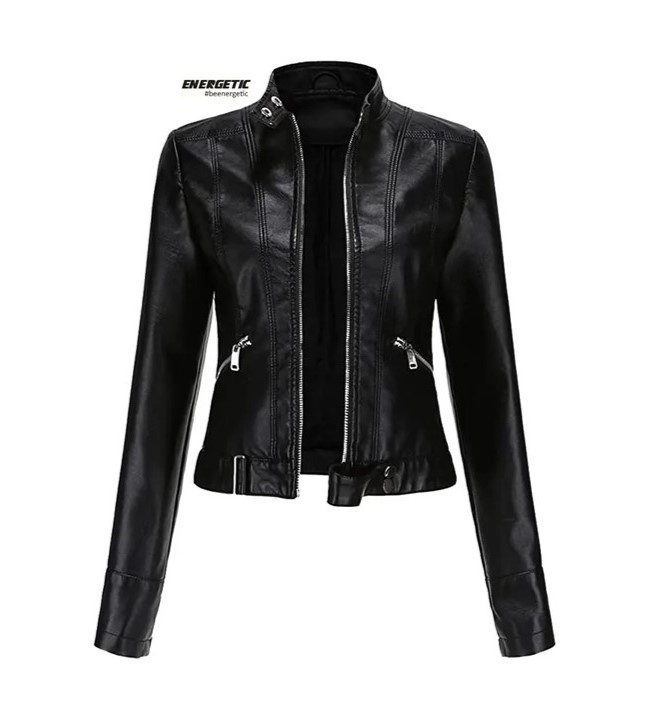 Women Classic Leather Jacket