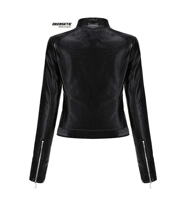 Women Classic Leather Jacket