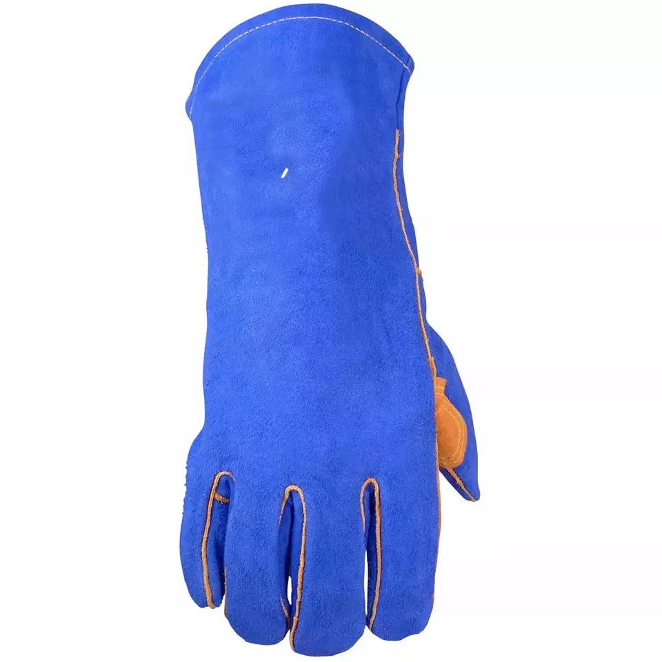 Leather Welding Safety Construction Working Gloves