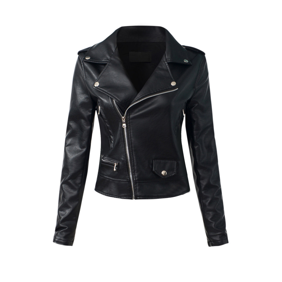 Latest Fashion Genuine Motorcycle Motor Bike Leather Jacket for Women