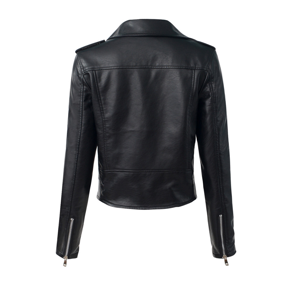 Latest Fashion Genuine Motorcycle Motor Bike Leather Jacket for Women