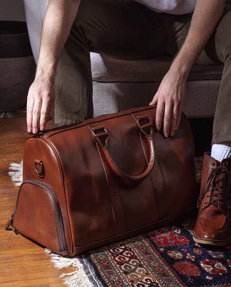 Leather Duffle Bag
