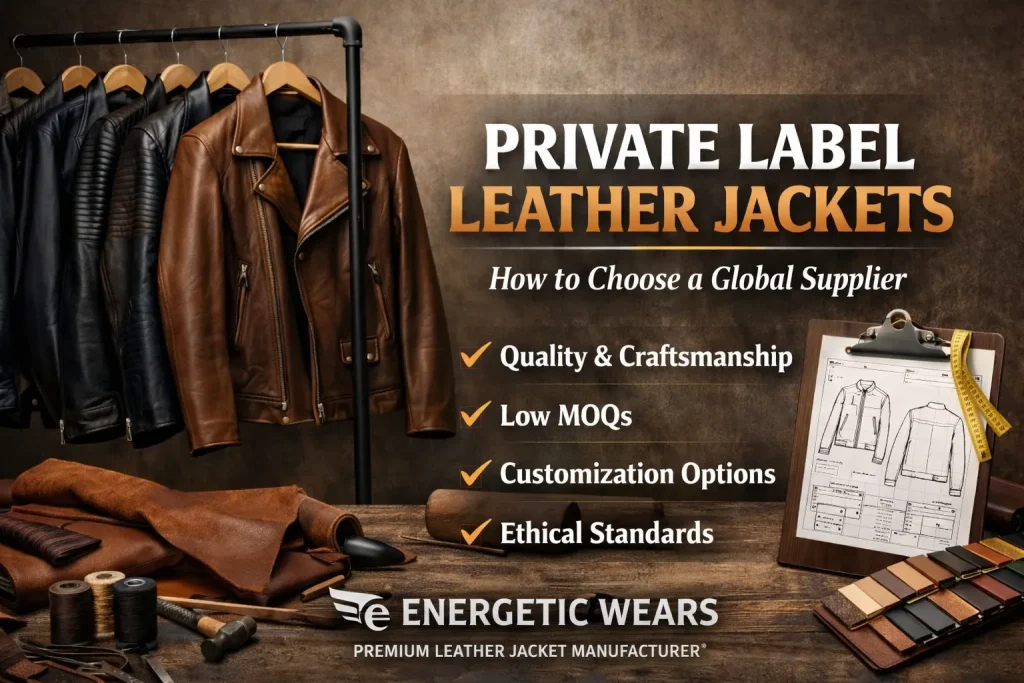 Private Label Leather Jackets How to Choose a Global Supplier