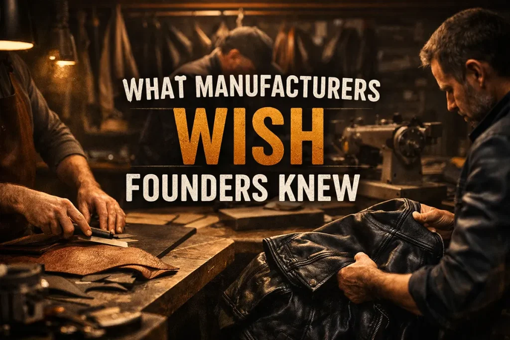 What Leather Jacket Manufacturers Wish Founders Knew