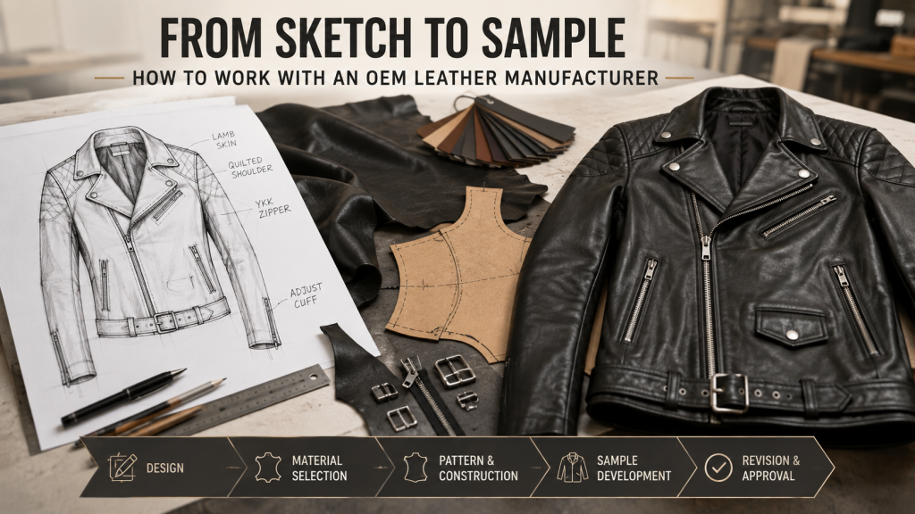 From Sketch to Sample Working With an OEM Leather Manufacturer