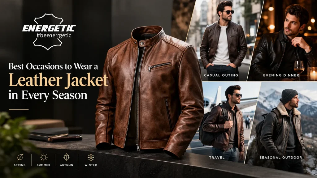 Best Occasions to Wear a Leather Jacket in Every Season